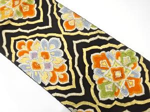 アンティーク　菱華紋織り出し袋帯（着用可）